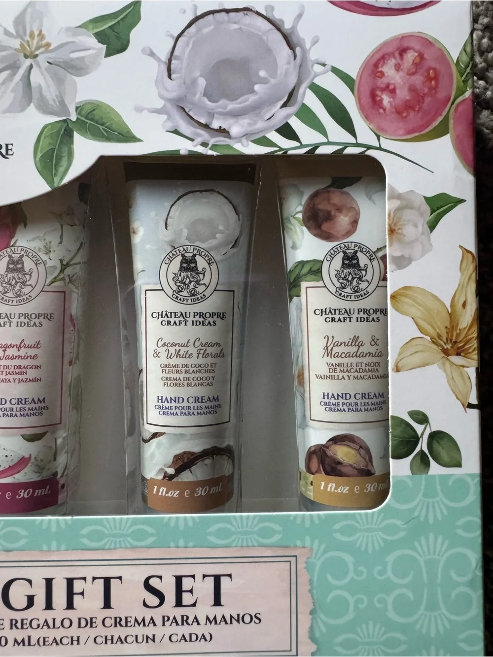 Chateau Propre 6-Piece Hand Cream Gift Set NIB